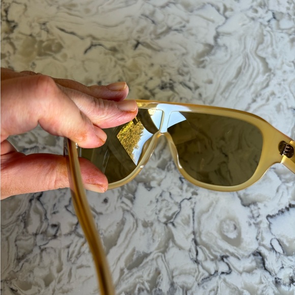 Jimmy Fairly Luz Yellow Shield Sunglasses - Picture 6 of 13